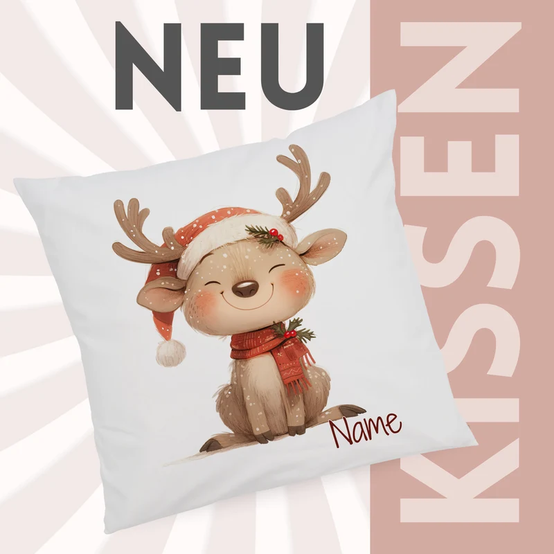 Kissenbezug Rentier