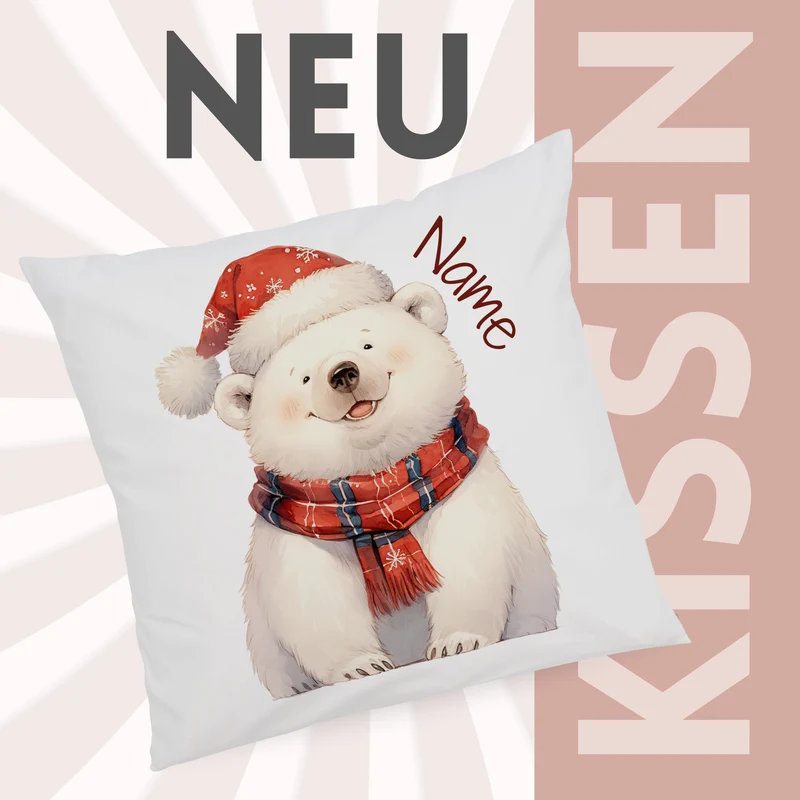 Kissenbezug Eisbär