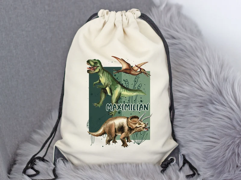 Turnbeutel Dinosaurier Abenteuer