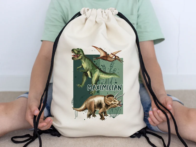 Turnbeutel Dinosaurier Abenteuer