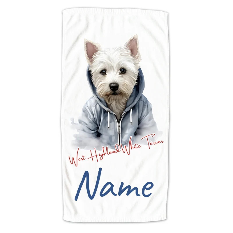 Handtuch West Highland White Terrier - Für Hundeliebe nach dem Baden