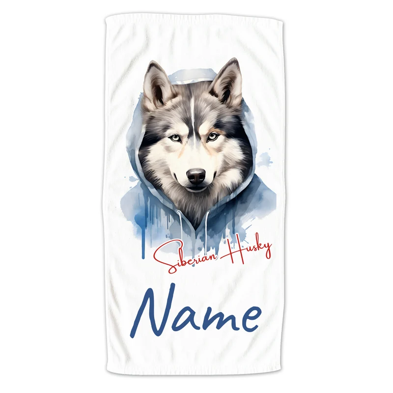 Handtuch Siberian Husky