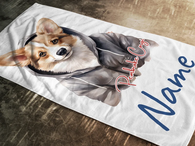 Handtuch Pembroke Corgi