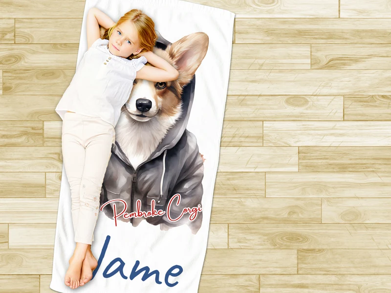 Handtuch Pembroke Corgi