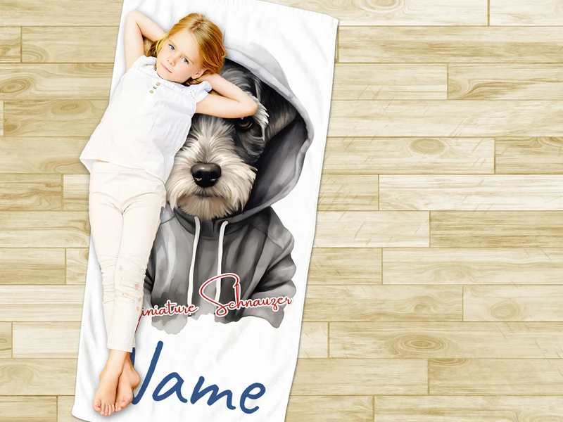 Handtuch Miniature Schnauzer