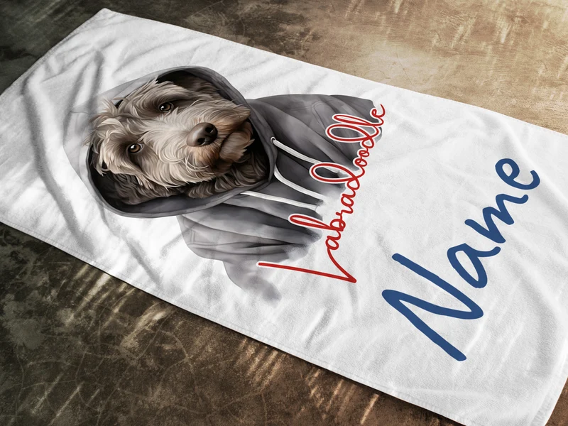 Handtuch Labradoodle - Für Hundeliebhaber