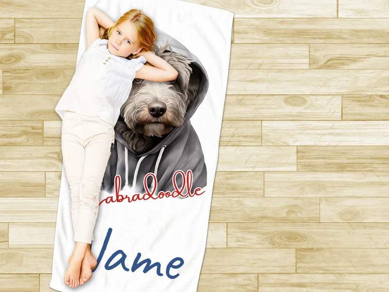 Handtuch Labradoodle - Für Hundeliebhaber