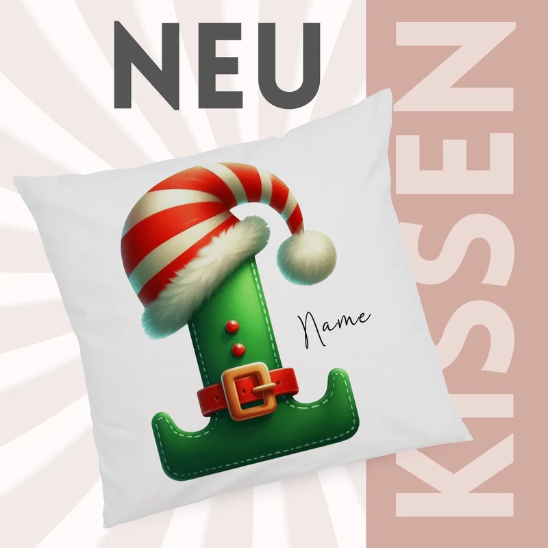 Kissenbezug Buchstabe I
