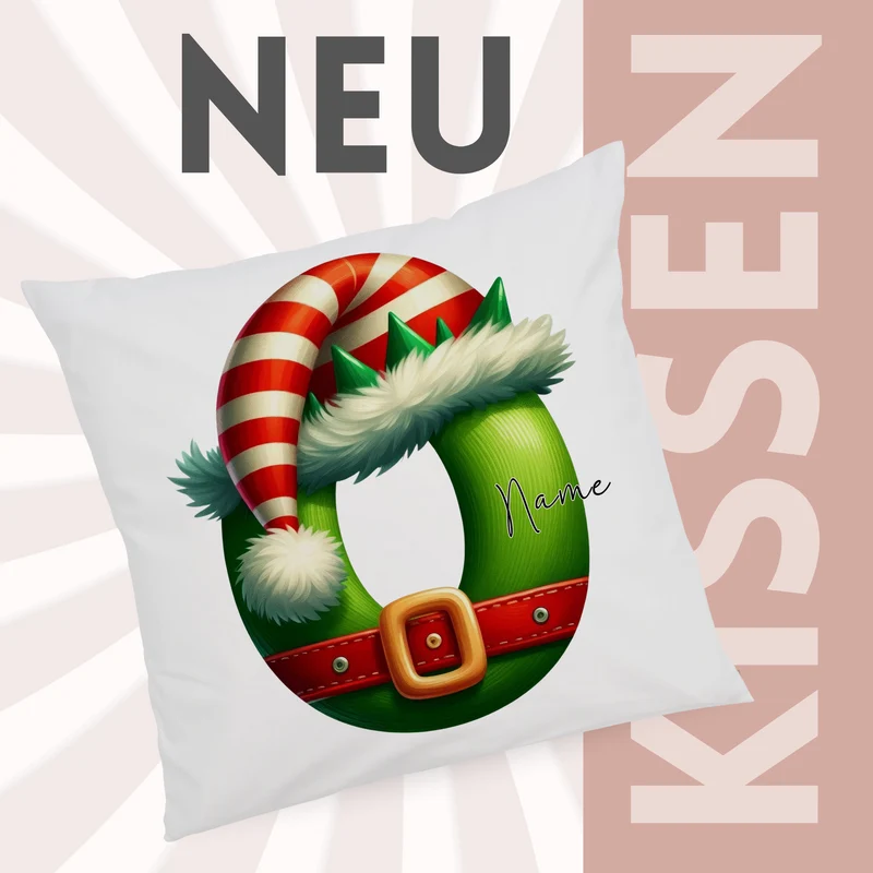 Kissenbezug Buchstabe O