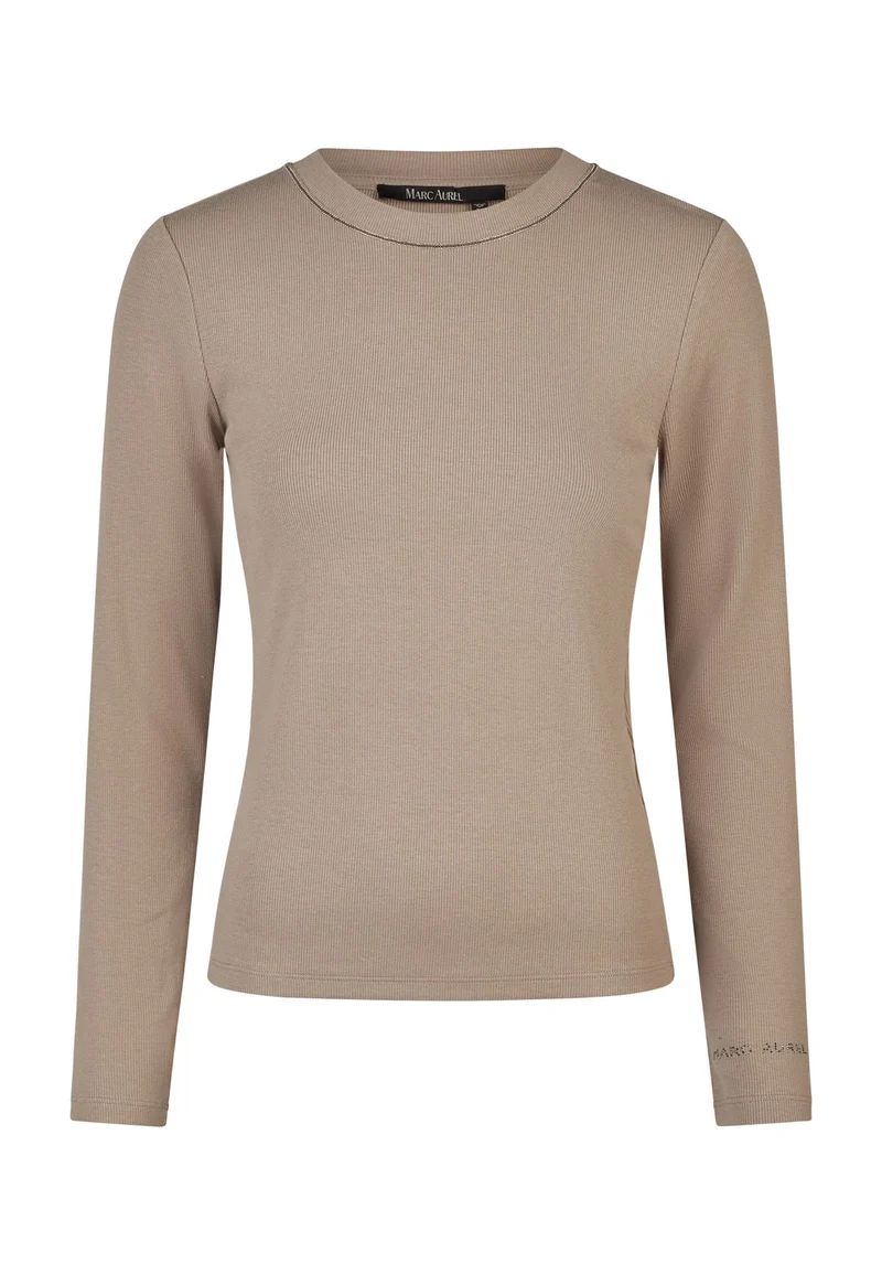 Rippshirt mit Schmuckband