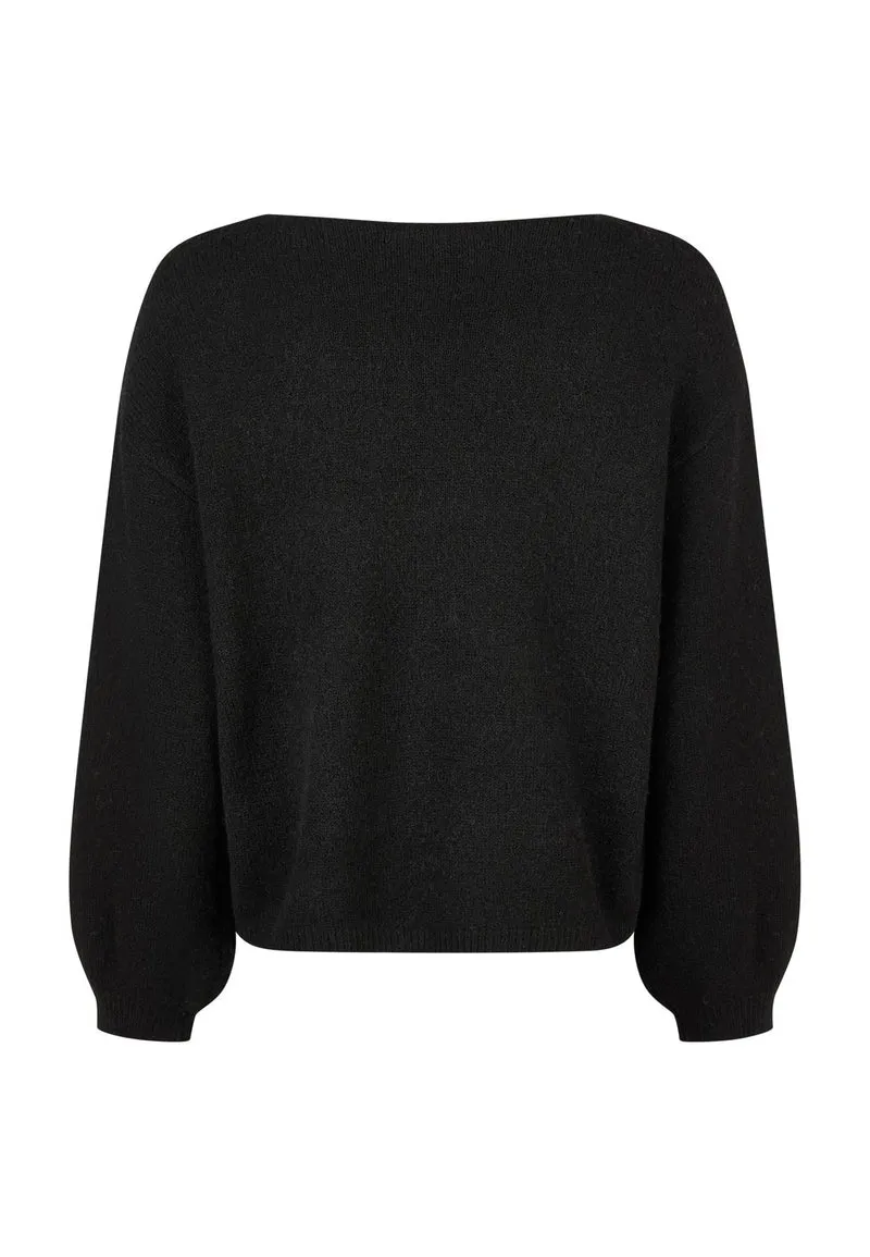 Pullover mit Blüten-Applikationen