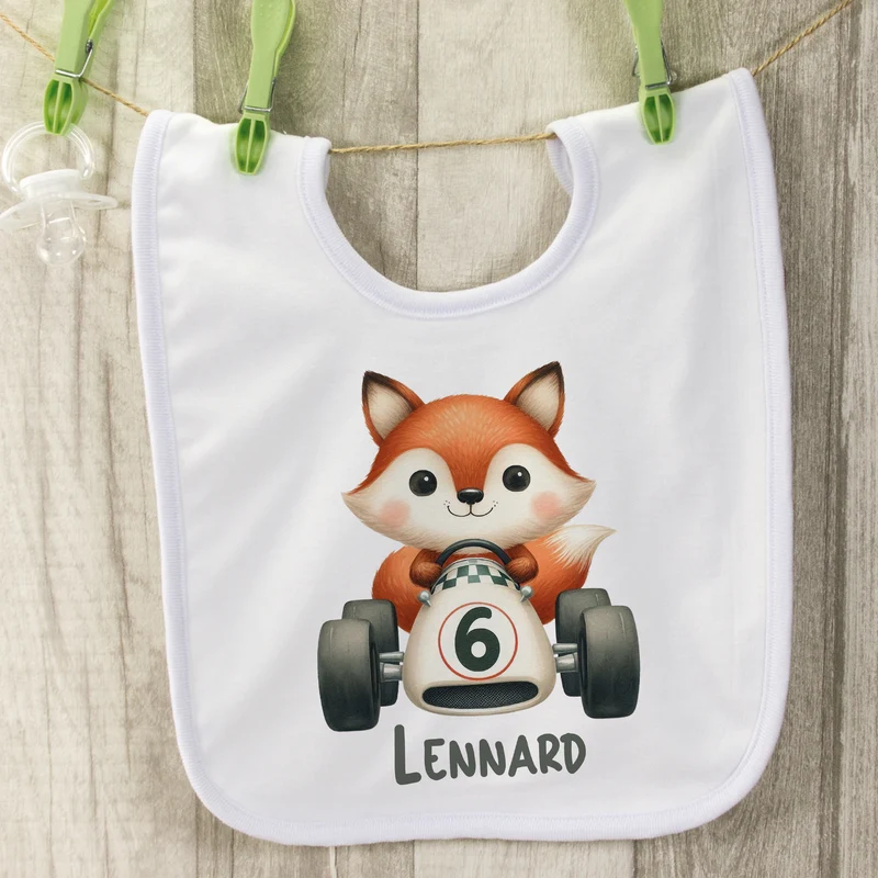 Baby Lätzchen mit Fuchs-Motiv