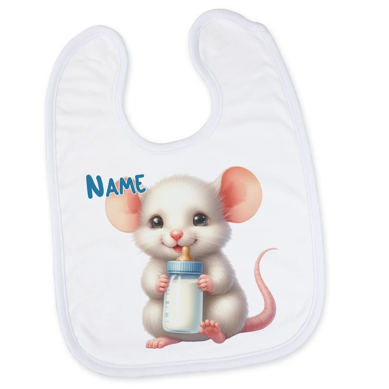 Baby Lätzchen mit süßer Maus