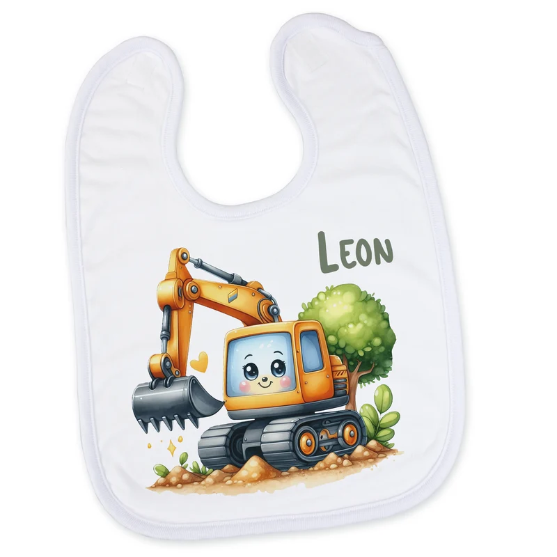 Baby Lätzchen Bagger