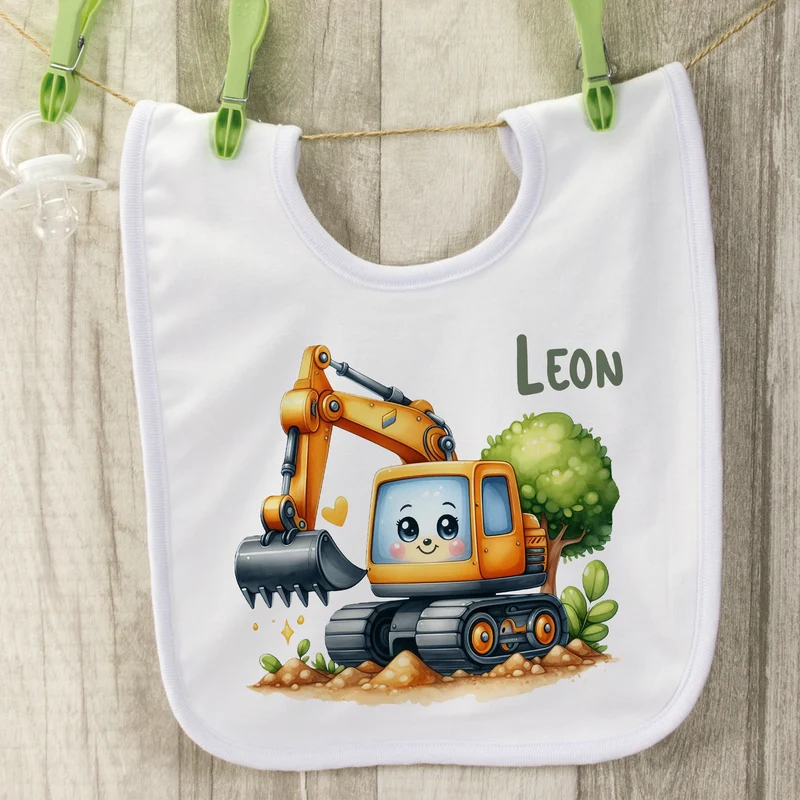 Baby Lätzchen Bagger