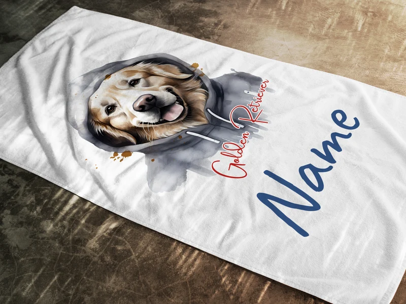 Handtuch Golden Retriever