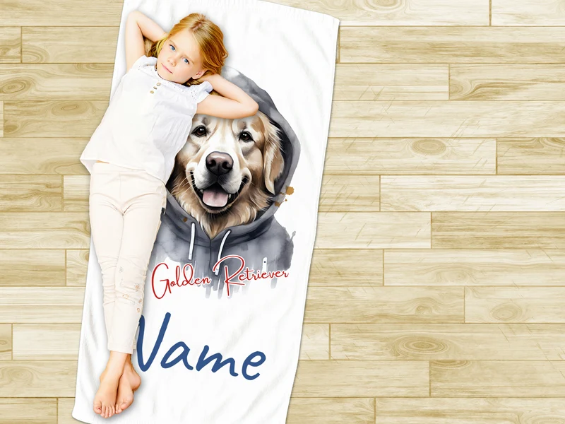 Handtuch Golden Retriever