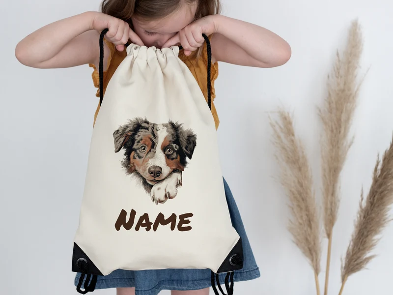 Turnbeutel Australischer Schäferhund