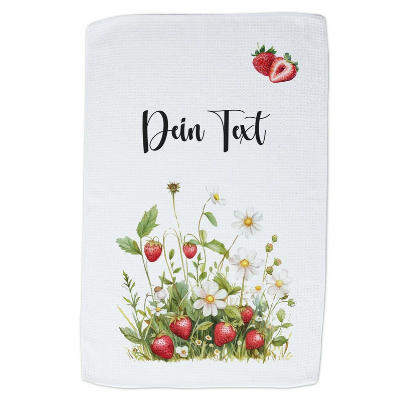 Geschirrtuch Erdbeeren