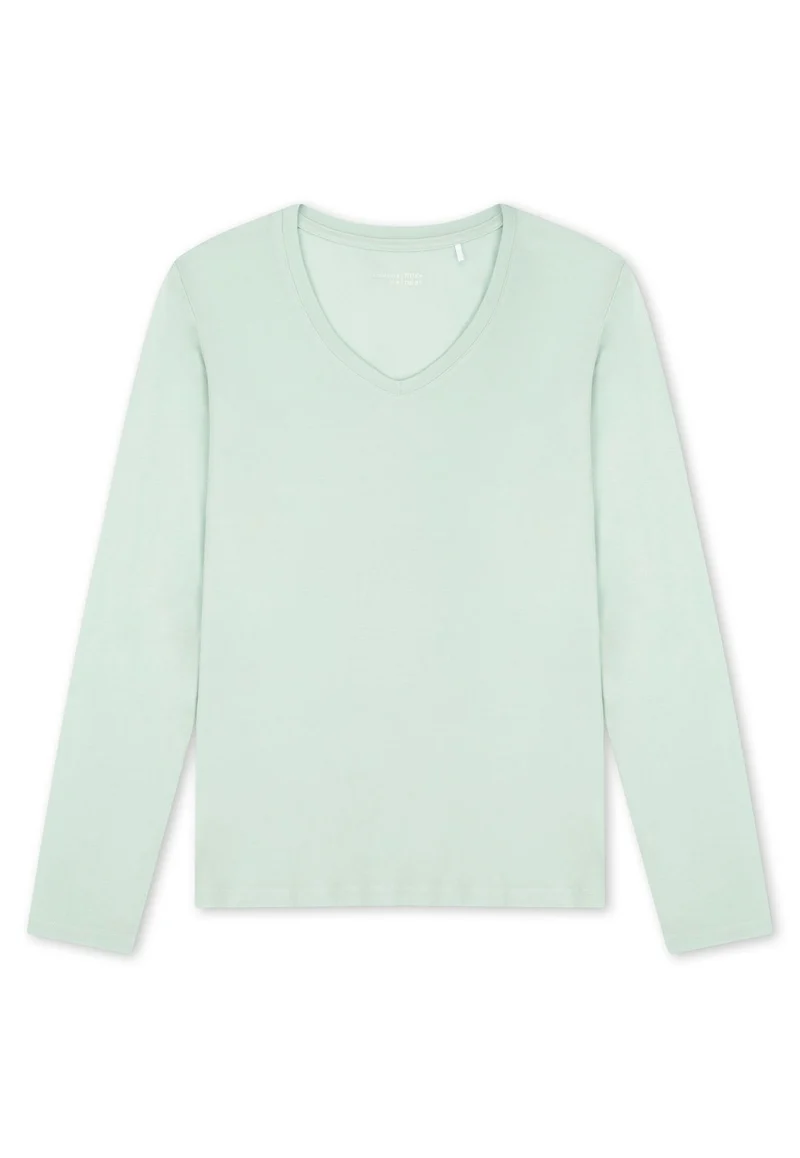 Shirt langarm V-Ausschnitt