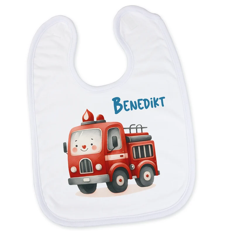 Baby Lätzchen Feuerwehrwagen