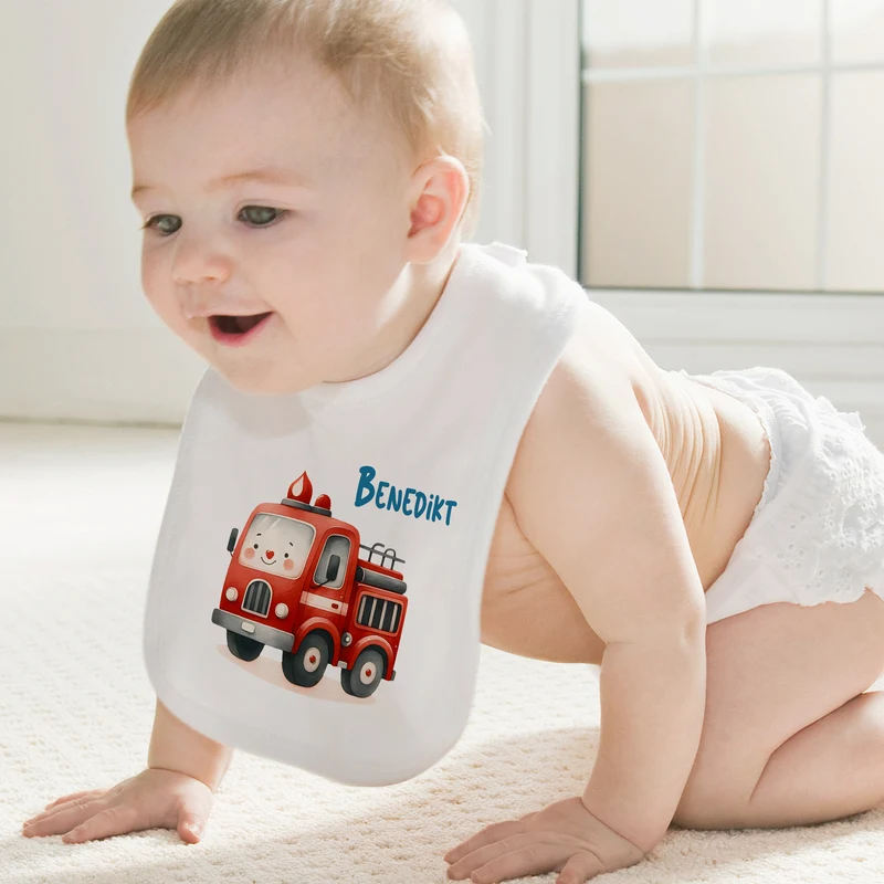 Baby Lätzchen Feuerwehrwagen