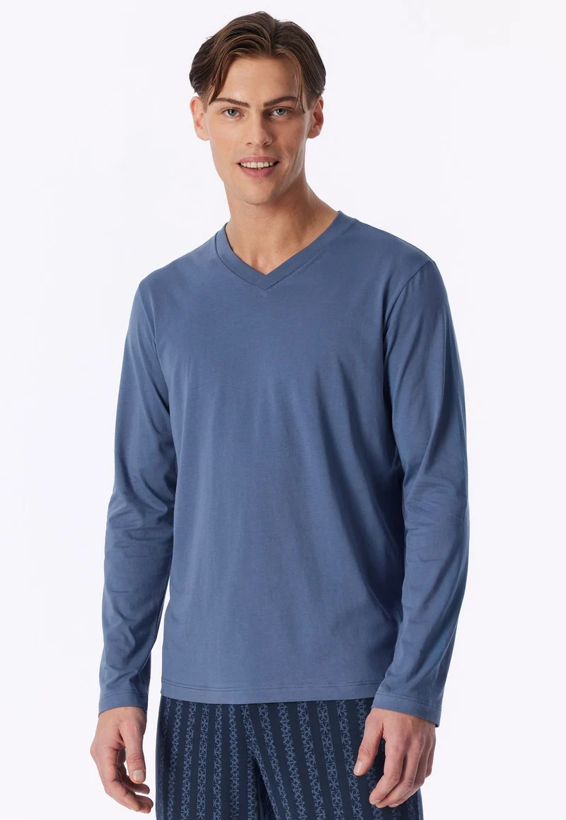 Langarmshirt V-Ausschnitt