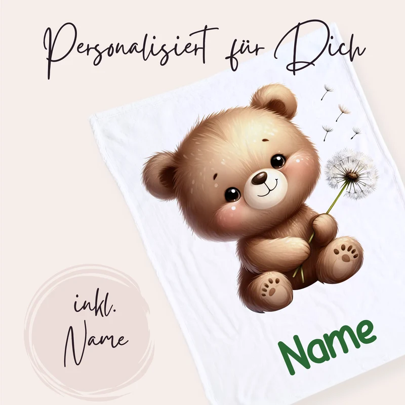 Babydecke Bärchen