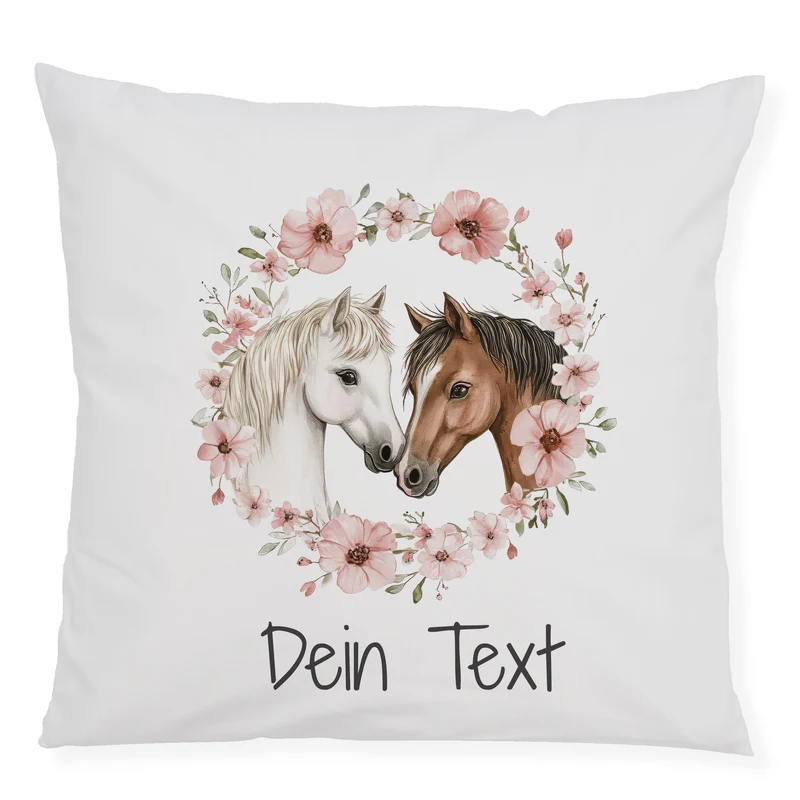 Kissenbezug Pferde