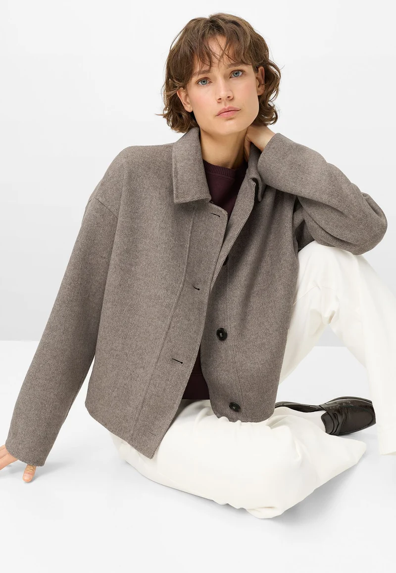 Double Face Wolljacke