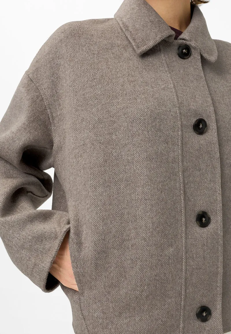 Double Face Wolljacke