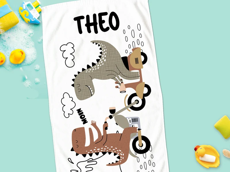 Handtuch Dinosaurier