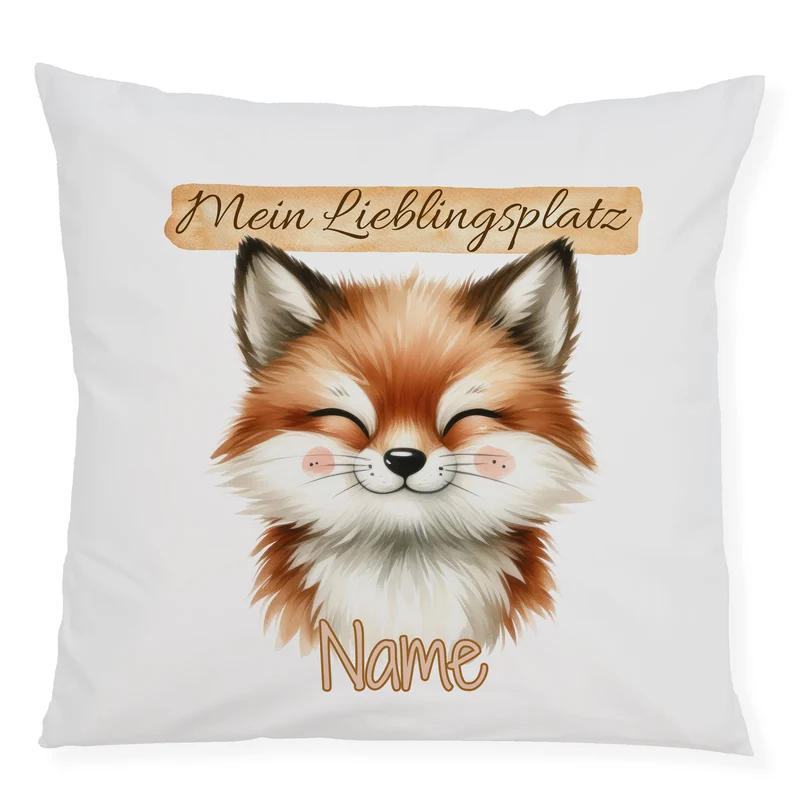 Kissenbezug Fuchs Lieblingsplatz