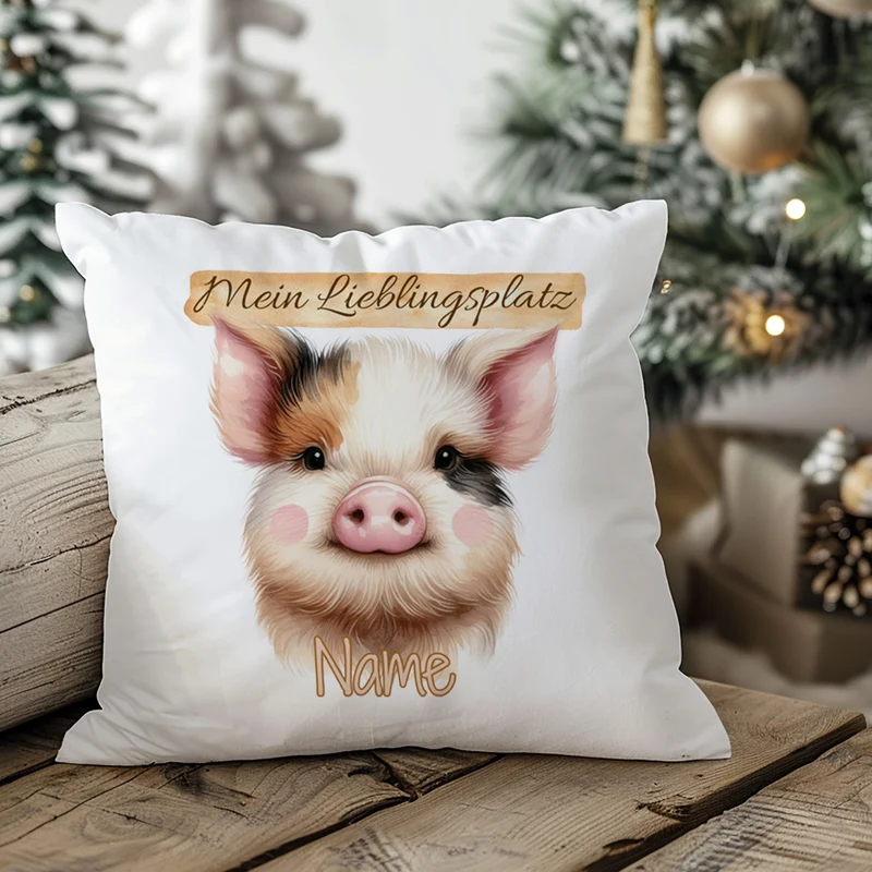 Kissenbezug Schwein Lieblingsplatz