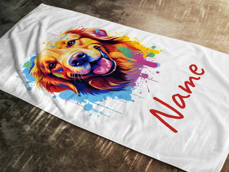Handtuch Golden Retriever