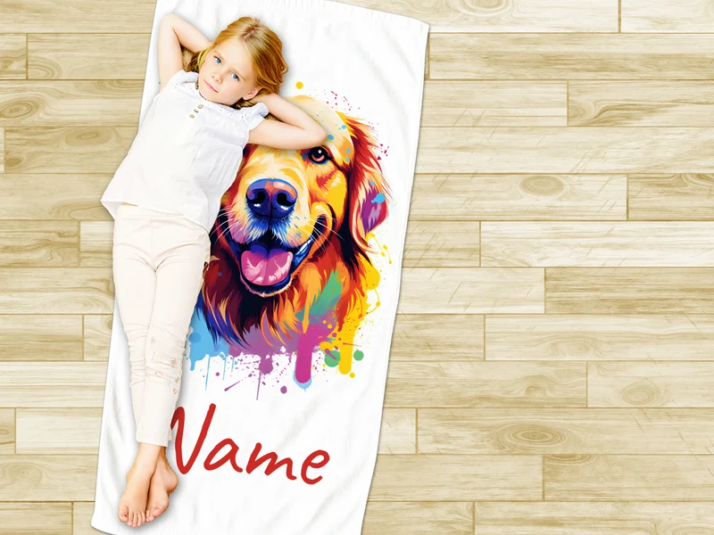 Handtuch Golden Retriever
