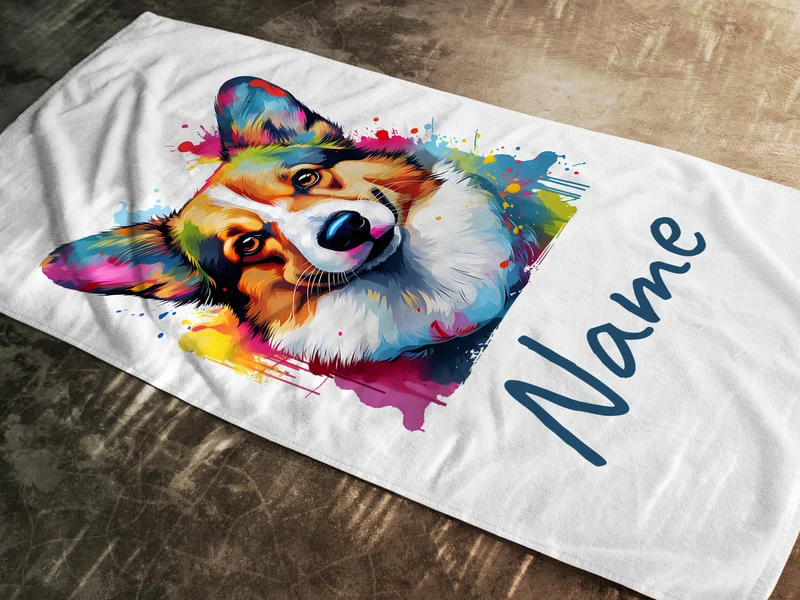 Handtuch Corgi