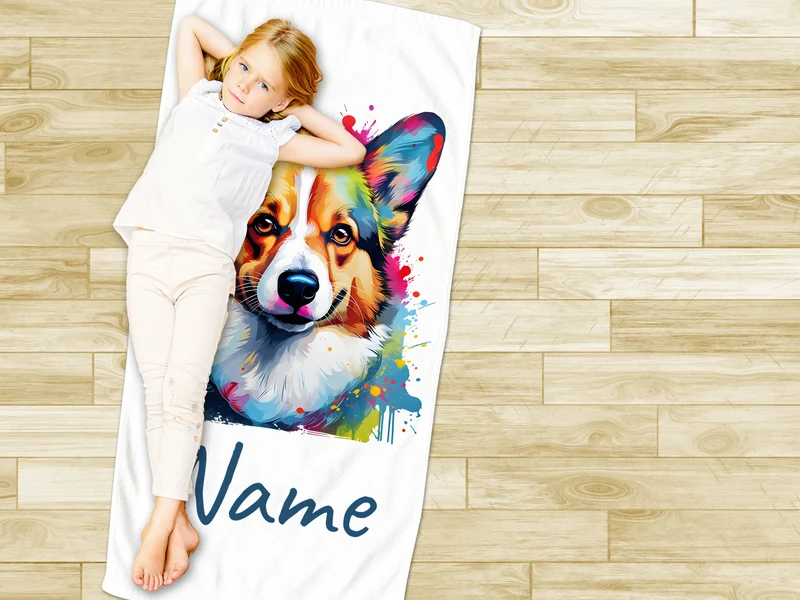 Handtuch Corgi
