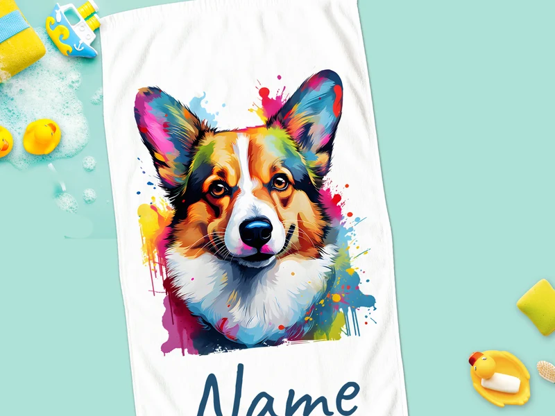 Handtuch Corgi