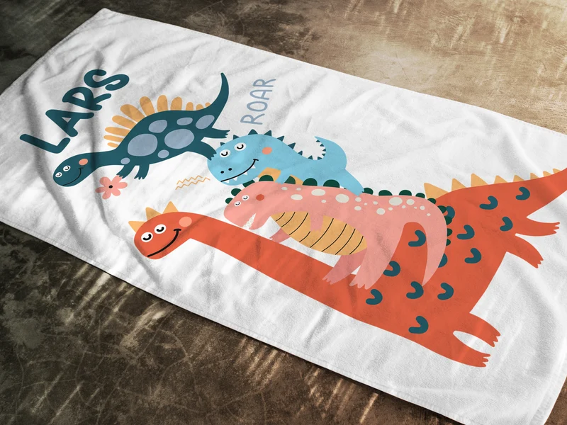 Handtuch Dinosaurier