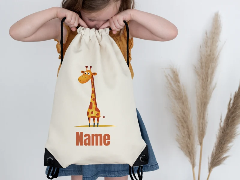 Turnbeutel Giraffe