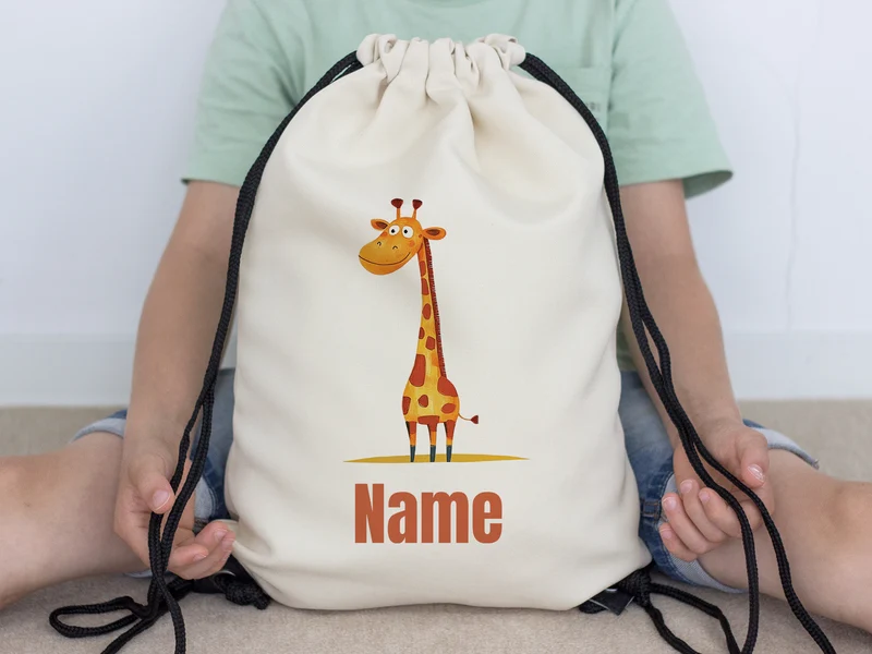Turnbeutel Giraffe