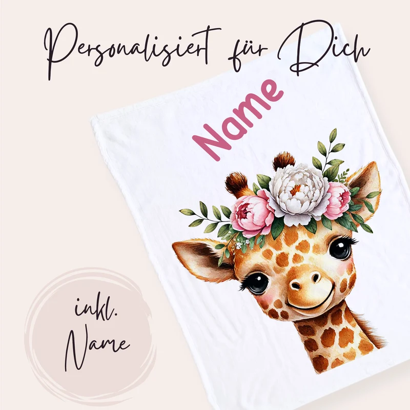 Babydecke Giraffe