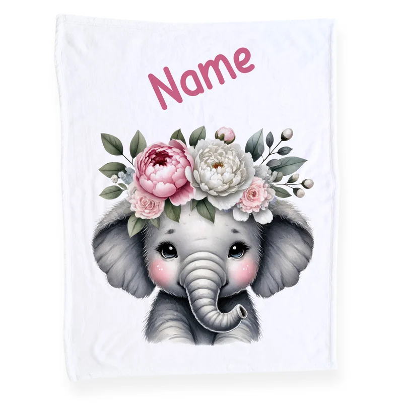 Babydecke Elefant