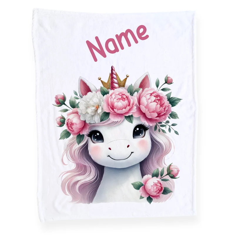 Babydecke Einhorn