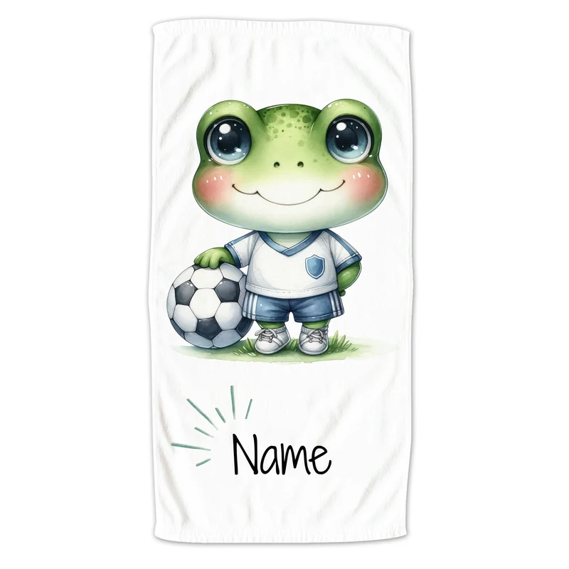 Handtuch Frosch - Für kleine Fußballfans