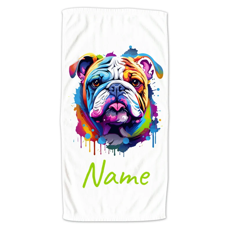 Handtuch Bulldogge