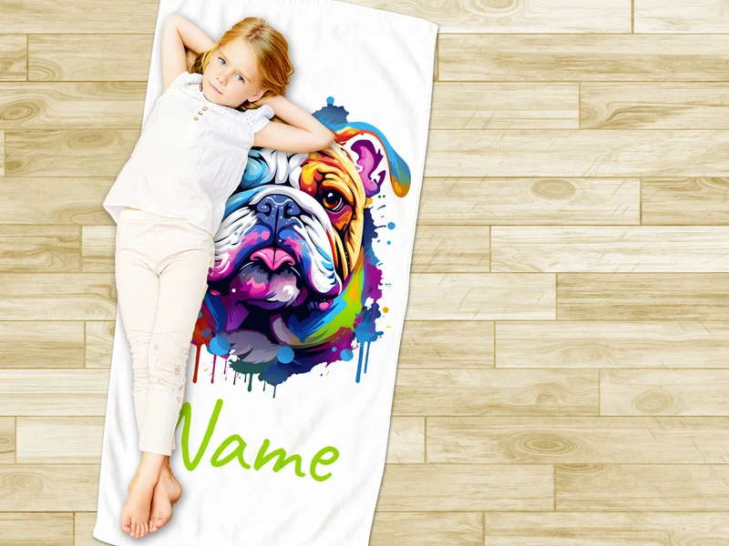 Handtuch Bulldogge