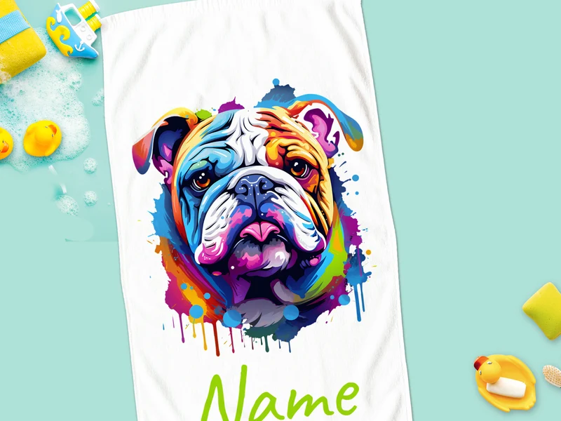 Handtuch Bulldogge