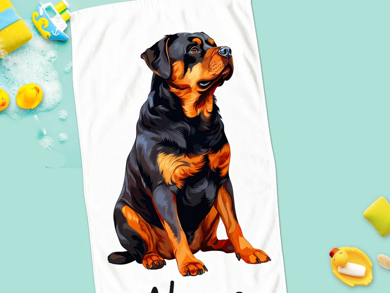 Handtuch Rottweiler